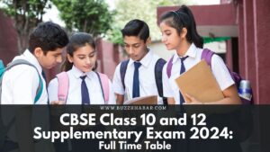 CBSE Class 10 and 12 Supplementary Exam 2024