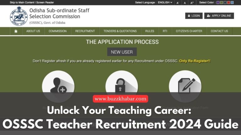 OSSSC Teacher Recruitment 2024