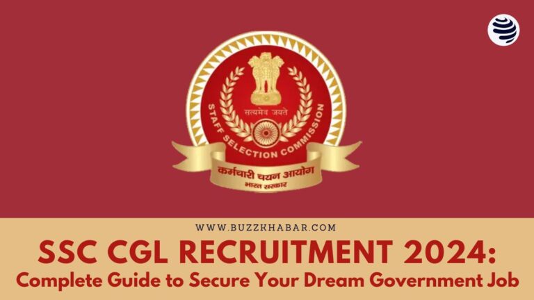 SSC CGL Recruitment 2024
