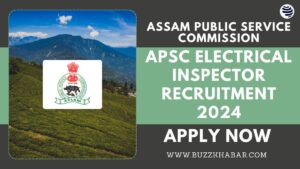 APSC Electrical Inspector Recruitment 2024