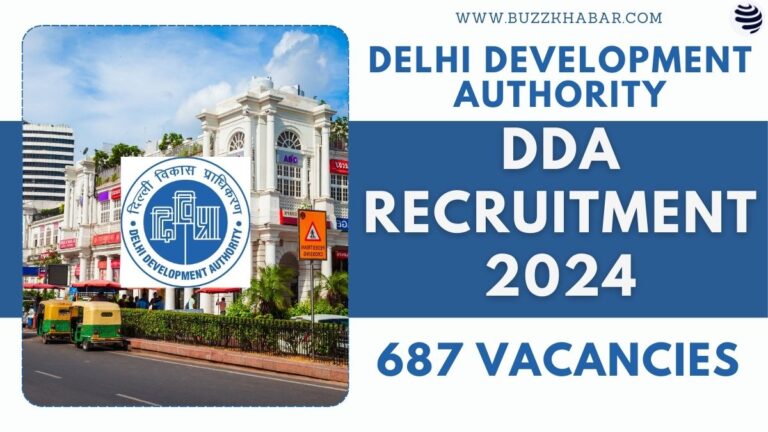DDA Recruitment 2024