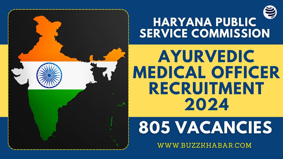 HPSC Ayurvedic Medical Officer Recruitment 2024
