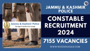 JKP Constable Recruitment 2024