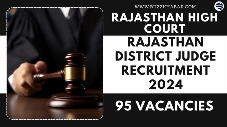 Rajasthan District Judge Recruitment 2024