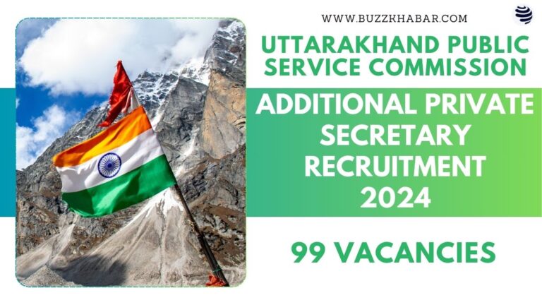 UKPSC APS Recruitment 2024